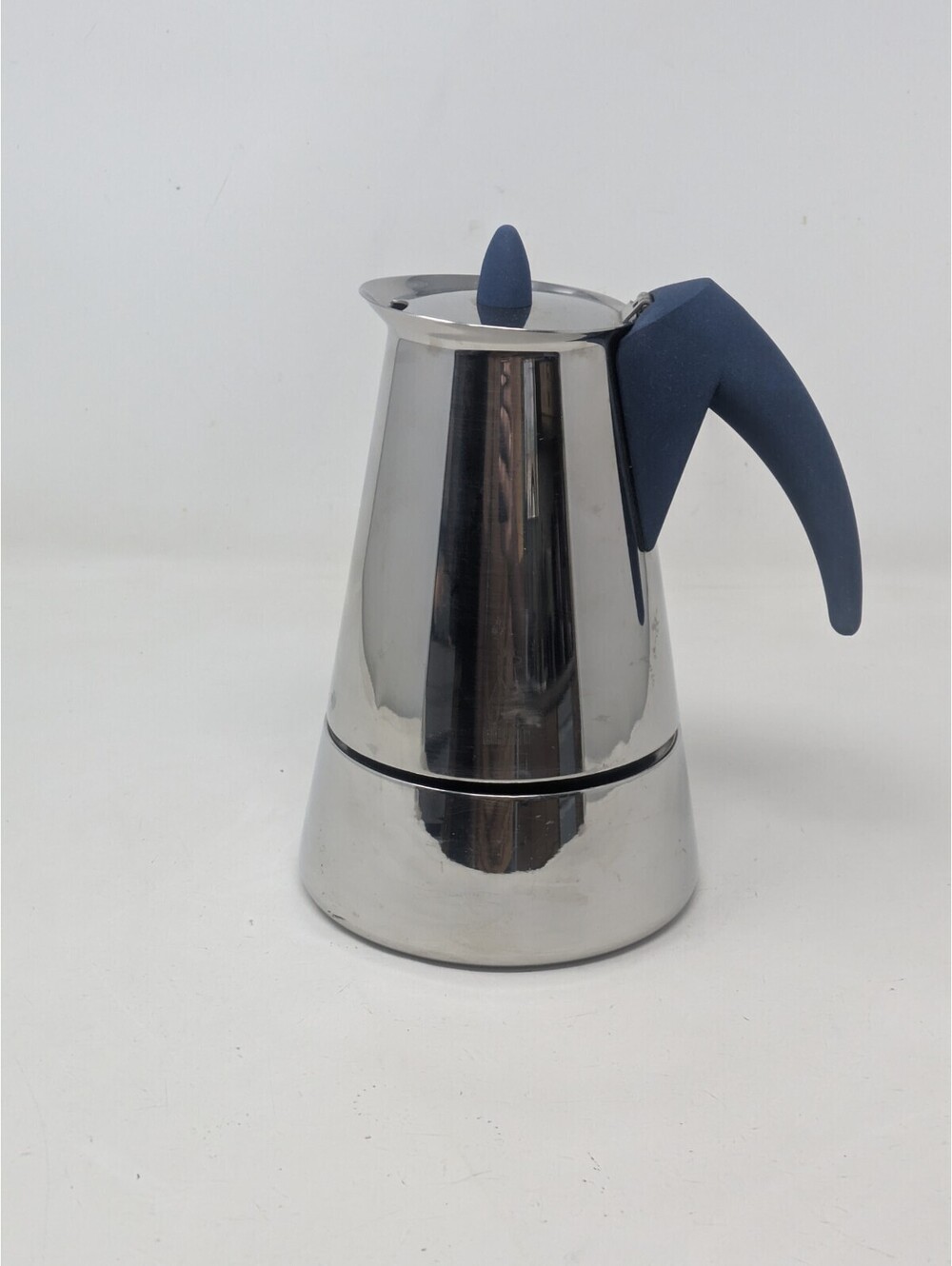 Bialetti Kona Moka Pot Stove Top Espresso, Vintage, 6 Cup, Stainless Steel
